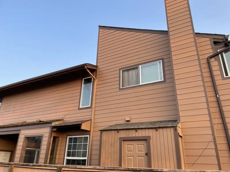 Exterior repaint, rear elevation, Albany OR